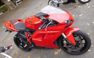 Unter anderem wurde auch diese Ducati gestohlen