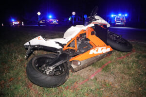 Motorradunfall in Bannewitz